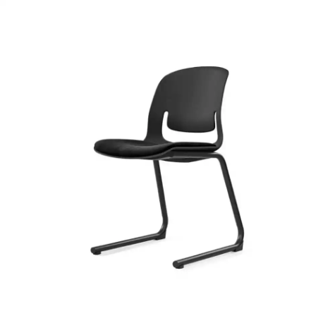 Picture of SYLEX PALLETE CHAIR WITH BLACK STEEL REVERSE CANTILEVER FRAME BLACK SEAT