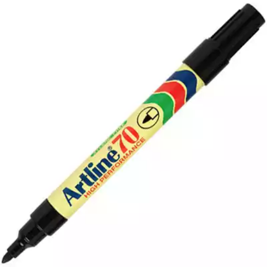 Picture of ARTLINE 70 PERMANENT MARKER BULLET 1.5MM BLACK