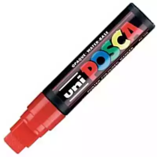 Picture of POSCA PC-17K PAINT MARKER CHISEL EXTRA BROAD 15MM RED