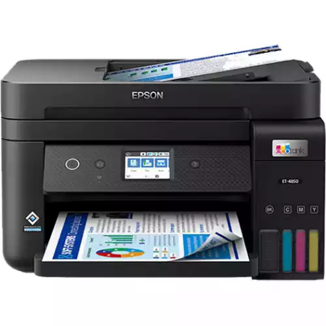 Picture of EPSON ET-4850 ECOTANK WIRELESS MULTIFUNCTION INKJET PRINTER A4 BLACK