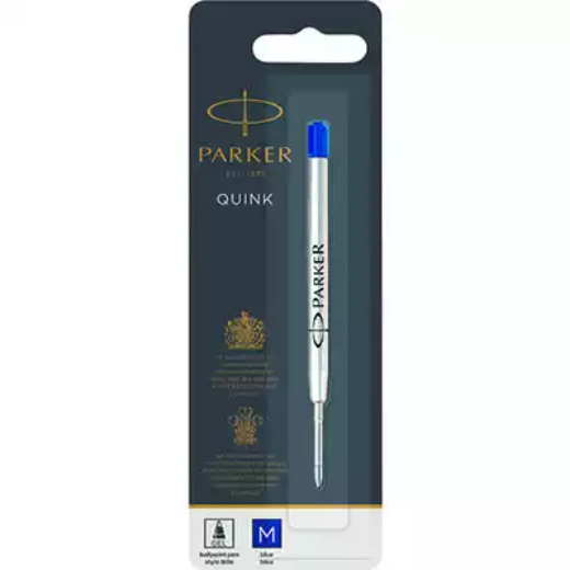 Picture of PARKER QUINKFLOW GEL PEN REFILL MEDIUM NIB BLUE