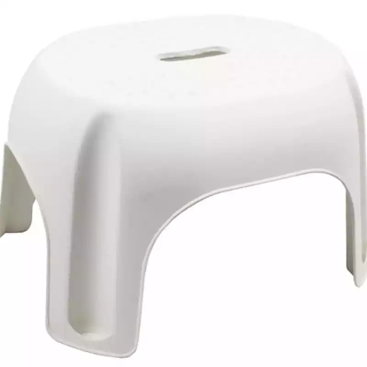Picture of ITALPLAST PLASTIC SINGLE STEP STOOL 296 X 387 X 210MM WHITE