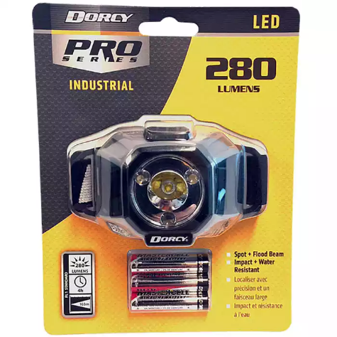 Picture of DORCY D2606 PRO SERIES HEADLAMP 280 LUMEN