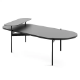 Picture of RAPIDLINE NIDO COFFEE TABLE OVAL 1200 X 681MM BLACK