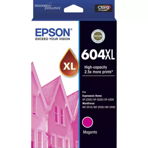 Picture of EPSON 604XL INK CARTRIDGE HIGH YIELD MAGENTA