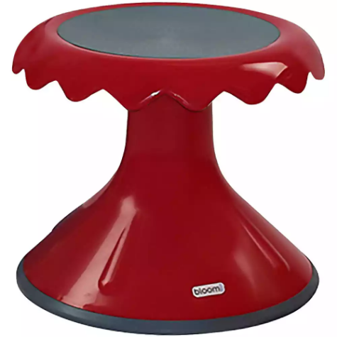 Picture of VISIONCHART EDUCATION SUNFLOWER STOOL 310MM HIGH DARK RED