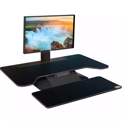 Picture of STANDESK PRO MEMORY SIT-STAND WORKSTATION 900 X 540MM BLACK