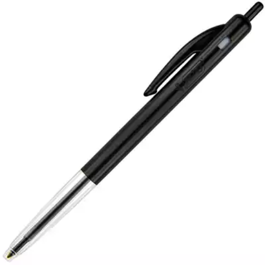 Picture of BIC CLIC RETRACTABLE BALLPOINT PEN 1.0MM BLACK BOX 10