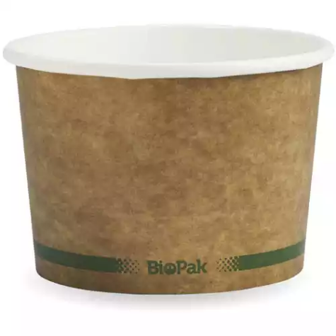 Picture of BIOPAK BIOBOWL BOWL 470ML KRAFT PACK 25