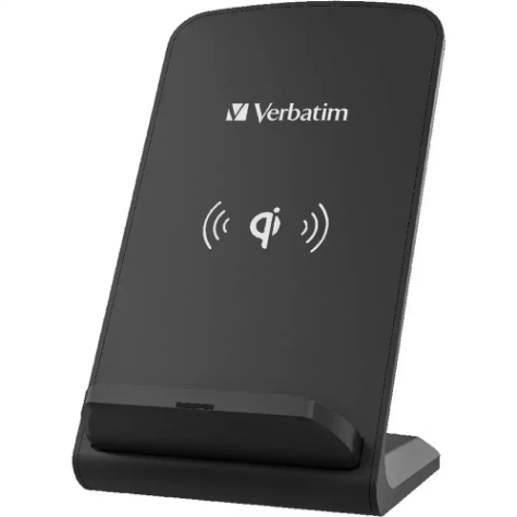 Picture of VERBATIM WIRELESS CHARGER STAND 10W GREY