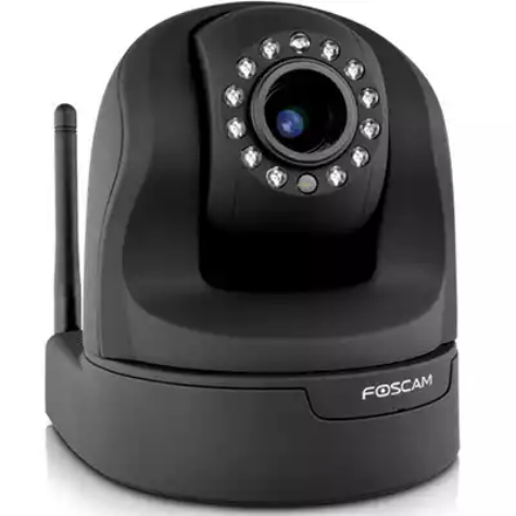 Picture of FOSCAM FI9826P INDOOR HD PAN TILT WIRELESS SURVEILLANCE CAMERA BLACK