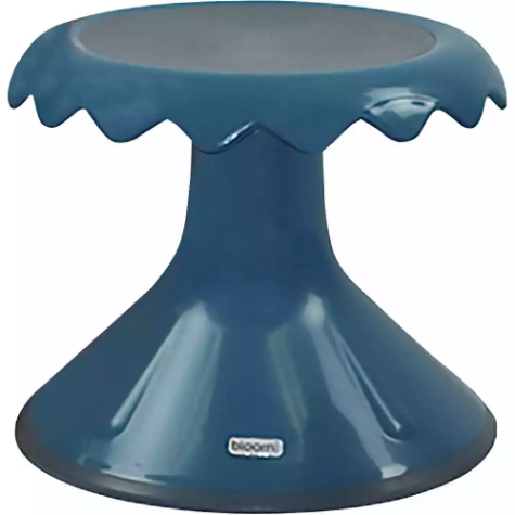 Picture of VISIONCHART EDUCATION SUNFLOWER STOOL 310MM HIGH OCEAN BLUE