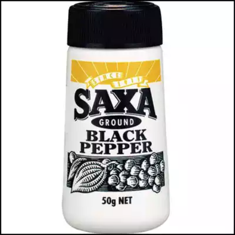 Picture of SAXA PEPPER BLACK 50G PICNIC PACK