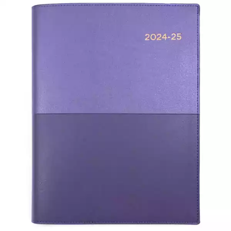 Picture of COLLINS VANESSA FY185.V55 FINANCIAL YEAR DIARY DAY TO PAGE A5 PURPLE