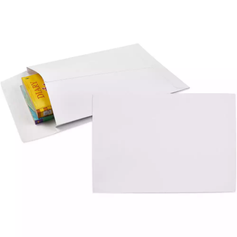 Picture of CUMBERLAND ENVELOPES POCKET EXPANDABLE PLAINFACE STRIP SEAL C4 150GSM 340 X 229MM WHITE PACK 50