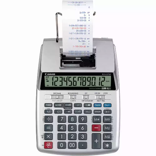 Picture of CANON P23-DTSCII PRINTING CALCULATOR 12 DIGIT