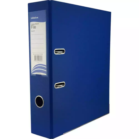 Picture of INITIATIVE LEVER ARCH FILE PP 70MM A4 BLUE