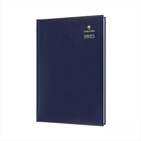 Picture of COLLINS STERLING 344.P59 DIARY WEEK TO VIEW A4 NAVY BLUE