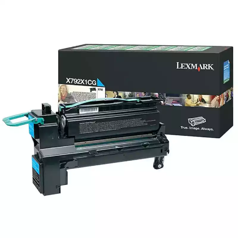 Picture of LEXMARK X792X1CG TONER CARTRIDGE HIGH YIELD CYAN