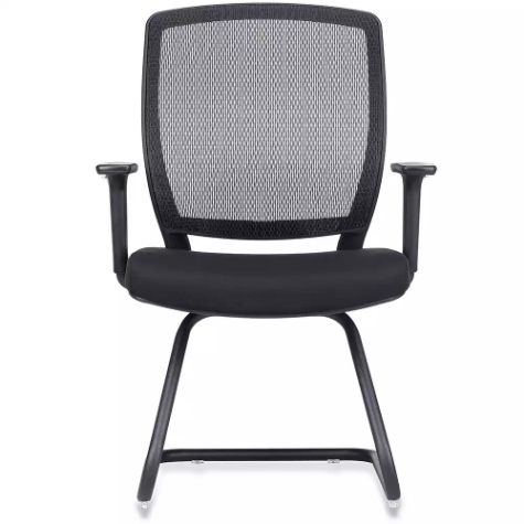 Picture of RAPIDLINE HARTLEY VISITOR CHAIR CANTILEVER MEDIUM MESH BACK ARMS BLACK