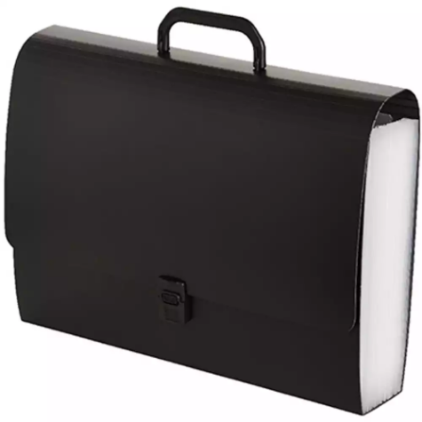 Picture of MARBIG EXPANDING FILE PP 26 POCKET FOOLSCAP BLACK