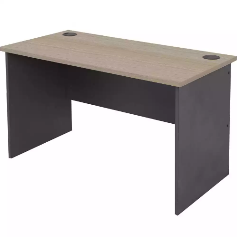 Picture of RAPID WORKER OPEN DESK 1200 X 600MM OAK/IRONSTONE