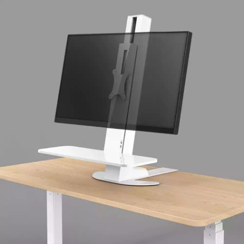 Picture of SYLEX POWERLATOR ELECTRIC SIT STAND DESK CLAMP WHITE