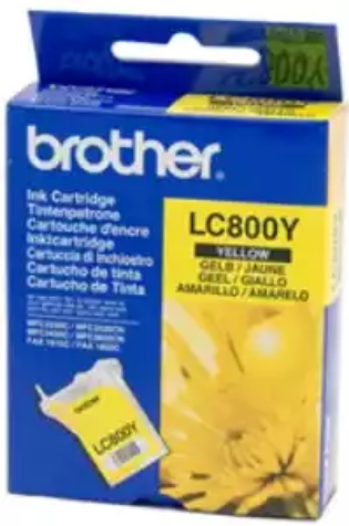 Picture of BROTHER LC800Y INK CARTRIDGE YELLOW