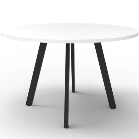 Picture of RAPIDLINE ETERNITY ROUND TABLE 1200MM NATURAL WHITE / BLACK