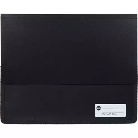 Picture of MARBIG POLYPICK DOCUMENT WALLET HEAVY DUTY A4 BLACK