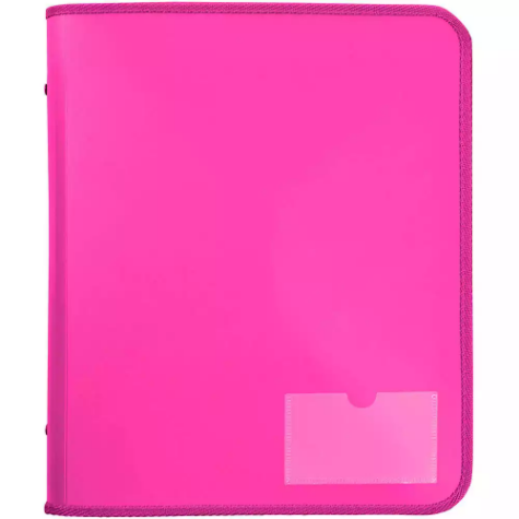 Picture of MARBIG ZIPPER BINDER 25MM 2D PINK