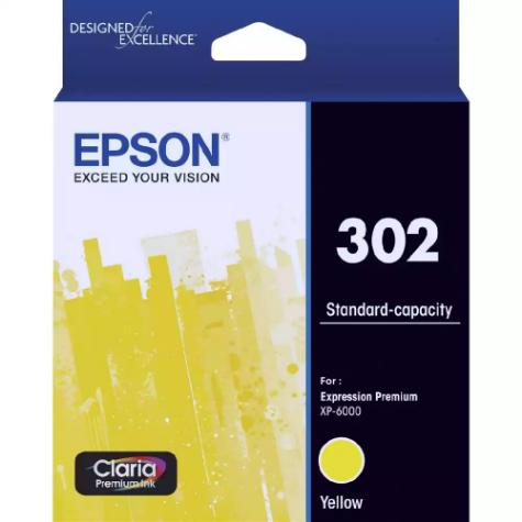 Picture of EPSON 302 INK CARTRIDGE YELLOW