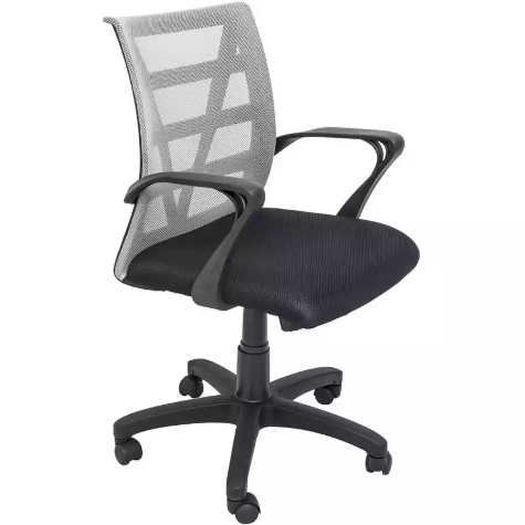 Picture of RAPIDLINE VIENNA MESH CHAIR MEDIUM BACK SILVER