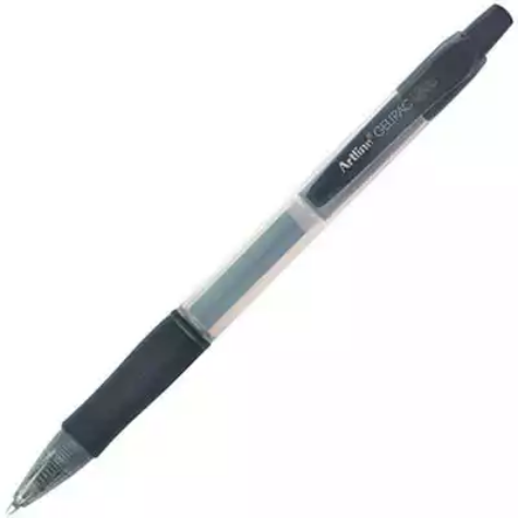 Picture of ARTLINE GELTRAC RETRACTABLE GEL INK PEN MEDIUM 0.7MM BLACK