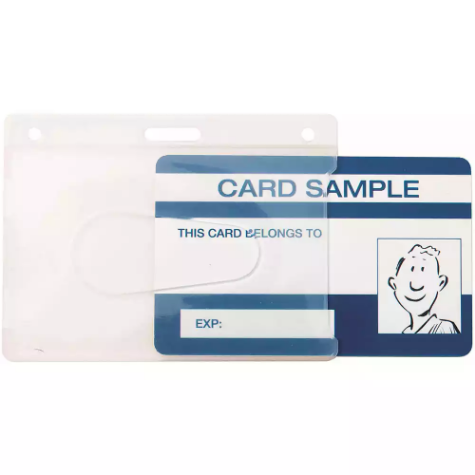 Picture of KEVRON ID1013 ID CARD HOLDER CLEAR PACK 25