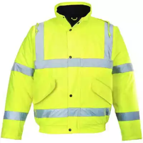 Picture of PORTWEST S463 HI-VIS BOMBER JACKET YELLOW 5XL