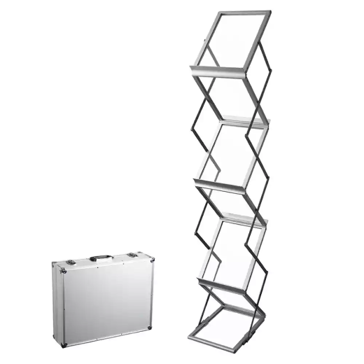 Picture of DEFLECTO PORTABLE CONCERTINA DISPLAY STAND A4 CLEAR