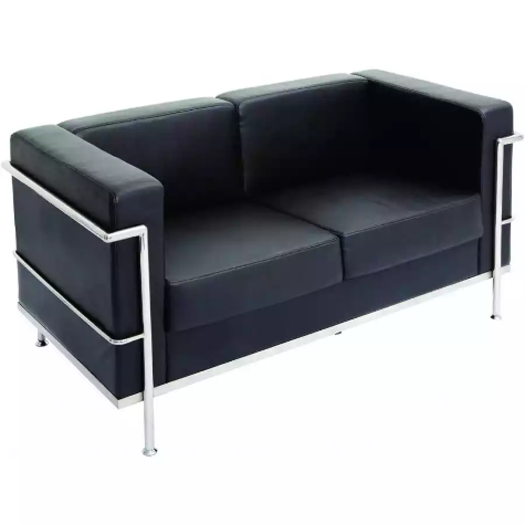 Picture of RAPIDLINE SPACE LOUNGE 2 SEAT PU BLACK