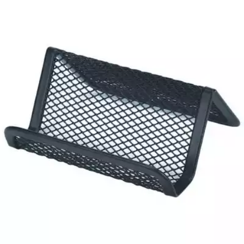 Picture of ESSELTE METAL MESH BUSINESS CARD HOLDER BLACK