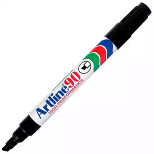 Picture of ARTLINE 90 PERMANENT MARKER CHISEL 2-5MM BLACK