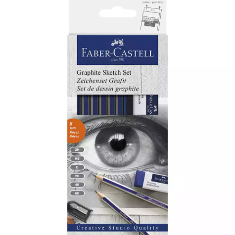 Picture of FABER-CASTELL GRAPHITE SKETCH SET 6