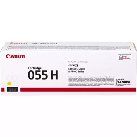 Picture of CANON CART055 TONER CARTRIDGE HIGH YIELD YELLOW