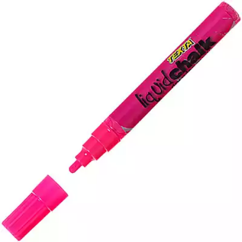 Picture of TEXTA LIQUID CHALK MARKER DRY WIPE BULLET 4.5MM PINK