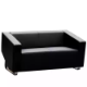 Picture of CUBE SOFA LOUNGE TWO SEATER BLACK
