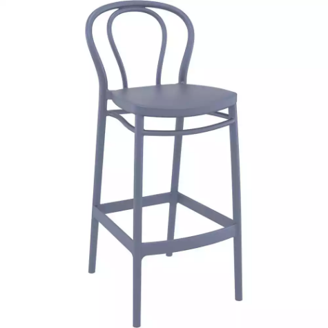 Picture of SIESTA VICTOR BARSTOOL 750MM HIGH ANTHRACITE