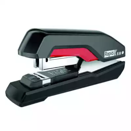 Picture of RAPID S50 SUPREME HIGH CAPACITY STAPLER BLACK/RED