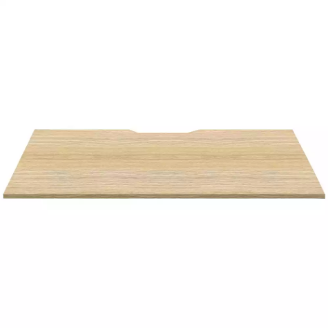 Picture of RAPIDLINE SCREEN SCALLOPED DESK TOP 1500 X 750 NATURAL OAK