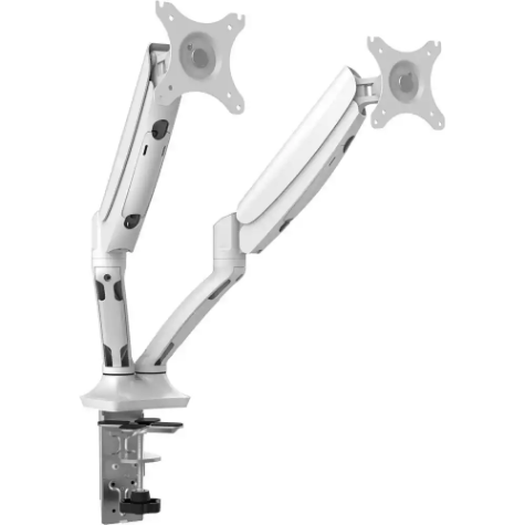 Picture of RAPIDLINE EXECUTIVE GAS SPRING DUAL MONITOR ARM WHITE