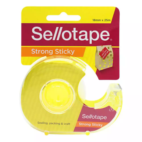 Picture of SELLOTAPE STICKY TAPE DISPENSER 18MM X 25M