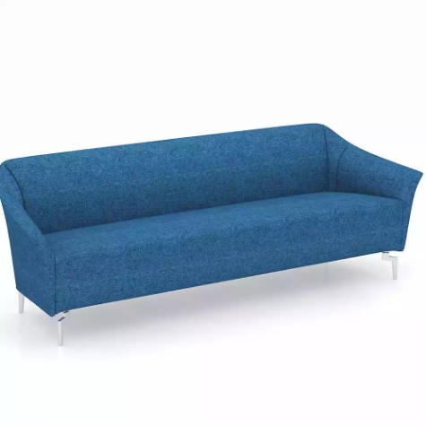 Picture of VENICE FABRIC SOFA CHAIR THREE SEATER FABRIC BLUE